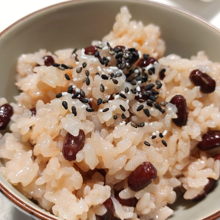 ストウブDe〜お餅のお赤飯